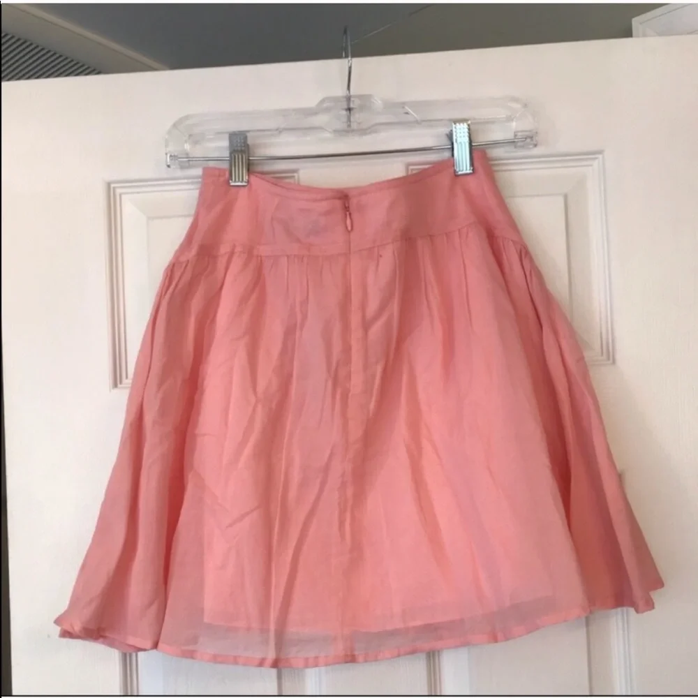 🌺🆕 J Crew Pink Tiered Skirt, Size 00🌺